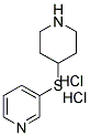 3-(PIPERIDIN-4-YLSULFANYL)-PYRIDINE DIHYDROCHLORIDE 结构式