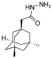 (3,5-DIMETHYL-ADAMANTAN-1-YL)-ACETIC ACID HYDRAZIDE 结构式