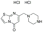 7-(PIPERAZIN-1-YLMETHYL)-5H-[1,3]THIAZOLO[3,2-A]PYRIMIDIN-5-ONE DIHYDROCHLORIDE 结构式