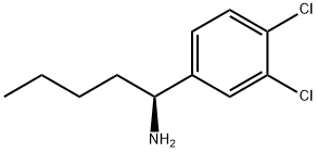 (1S)-1-(3,4-Dichlorophenyl)pentylamine 结构式