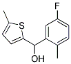 3-FLUORO-6-METHYLPHENYL-(5-METHYL-2-THIENYL)METHANOL 结构式