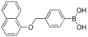 4-((1-NAPHTHYLOXY)METHYL)PHENYLBORONIC ACID 结构式