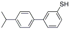 3-(4-ISOPROPYLPHENYL)THIOPHENOL 结构式