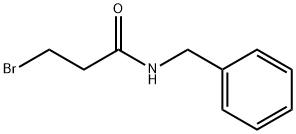 N-苄基-3-溴丙酰胺 结构式