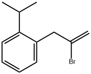 2-BROMO-3-(2-ISOPROPYLPHENYL)-1-PROPENE 结构式