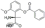 (2R)-2-Amino-2-(6-methoxy-2-phenylcarbonyloxyphenyl)propanoic acid 结构式