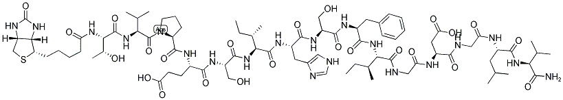 BIOT-TVPESIHSFIGDGLV-AMIDE 结构式