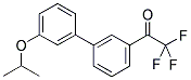 3'-(3-ISOPROPOXYPHENYL)-2,2,2-TRIFLUOROACETOPHENONE 结构式