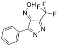 3-TRIFLUOROMETHYL-5-PHENYL-4H-PYRAZOL-4-ONE OXIME 结构式