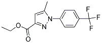 5-METHYL-1-(4-TRIFLUOROMETHYL-PHENYL)-1H-PYRAZOLE-3-CARBOXYLIC ACID ETHYL ESTER 结构式