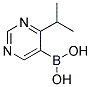 4-ISOPROPYL-5-PYRIMIDINEBORONIC ACID 结构式