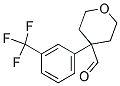 4-(3-三氟甲基苯基)四氢吡喃-4-甲醛 结构式