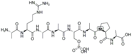 H2N-ARAA(PS)APA-OH 结构式