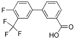 4'-FLUORO-3'-TRIFLUOROMETHYL-BIPHENYL-3-CARBOXYLIC ACID 结构式