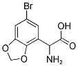 Amino-(6-bromo-benzo[1,3]dioxol-4-yl)-acetic acid 结构式