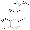 ETHYL (2-METHYL-1-NAPHTHOYL)ACETATE 结构式