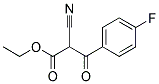 2-CYANO-3-(4-FLUORO-PHENYL)-3-OXO-PROPIONIC ACID ETHYL ESTER 结构式