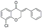 (3E)-3-BENZYLIDENE-8-CHLORO-2,3-DIHYDRO-4H-CHROMEN-4-ONE 结构式