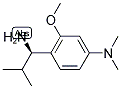 [4-((1R)-1-AMINO-2-METHYLPROPYL)-3-METHOXYPHENYL]DIMETHYLAMINE 结构式