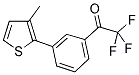 3'-(3-METHYL-2-THIENYL)-2,2,2-TRIFLUOROACETOPHENONE 结构式