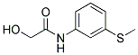 2-Hydroxy-N-[3-(methylthio)phenyl]acetamide 结构式
