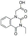 (3-ETHYL-2,4-DIOXO-3,4-DIHYDROQUINAZOLIN-1(2H)-YL)ACETIC ACID 结构式