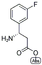 (S)-3-氨基-3-(3-氟苯基)丙酸甲酯 结构式