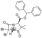 BENZHYDRYL-6,6-DIBROMOPENICILLANATE-1-OXIDE 结构式