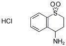 1,1-DIOXIDO-3,4-DIHYDRO-2H-THIOCHROMEN-4-YLAMINE HYDROCHLORIDE 结构式