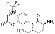 L-LYS-7-AMINO-4-TRIFLUOROMETHYLCOUMARIN 结构式