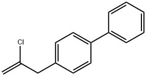 2-CHLORO-3-(4-BIPHENYL)-1-PROPENE 结构式