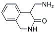 4-(AMINOMETHYL)-1,2-DIHYDROISOQUINOLIN-3(4H)-ONE 结构式