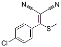 2,2-DICYANO-1-(4-CHLOROPHENYL)-1-METHYLLTHIOETHENE 结构式