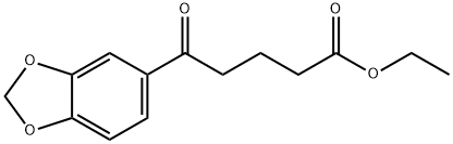 ETHYL 5-[3,4-(METHYLENEDIOXY)PHENYL]-5-OXOVALERATE 结构式