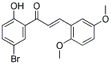 5'-BROMO-2,5-DIMETHOXY-2'-HYDROXYCHALCONE 结构式