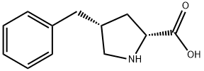 (2R,4R)-4-BENZYL-PYRROLIDINE-2-CARBOXYLIC ACID 结构式