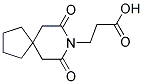 3-(7,9-DIOXO-8-AZASPIRO[4.5]DEC-8-YL)PROPANOIC ACID 结构式
