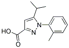 5-ISOPROPYL-1-O-TOLYL-H-PYRAZOLE-3-CARBOXYLIC ACID 结构式