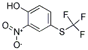 2-NITRO-4-TRIFLUOROMETHYLSULFANYL-PHENOL 结构式