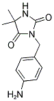 2,4-IMIDAZOLIDINEDIONE, 3-[(4-AMINOPHENYL)METHYL]-5,5-DIMETHYL- 结构式