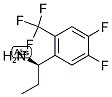 (1R)-1-[4,5-DIFLUORO-2-(TRIFLUOROMETHYL)PHENYL]PROPYLAMINE 结构式