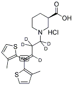 TIAGABINE-D5 HCL 结构式