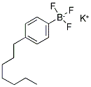 POTASSIUM 4-N-HEPTYLPHENYLTRIFLUOROBORATE 结构式