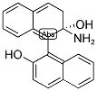 (S)-2-AMINO-2,3-DIHYDRO-[1,1]-BINAPHTHALENYL-2,2'-DIOL 结构式