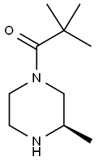 (R)-2-METHYL-4-TERT-BUTYL CARBONYLPIPERAZINE 结构式