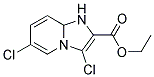 ETHYL 3,6-DICHLORO-1,8A-DIHYDROIMIDAZO[1,2-A]PYRIDINE-2-CARBOXYLATE 结构式