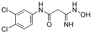 N-(3,4-二氯苯基)-3-羟基胺-3-咪唑丙酰胺 结构式