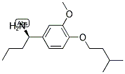 (1R)-1-[3-METHOXY-4-(3-METHYLBUTOXY)PHENYL]BUTYLAMINE 结构式