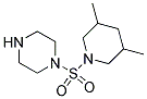 1-[(3,5-DIMETHYLPIPERIDIN-1-YL)SULFONYL]PIPERAZINE 结构式
