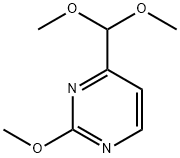 4-(二甲氧基甲基)-2-甲氧基嘧啶 结构式